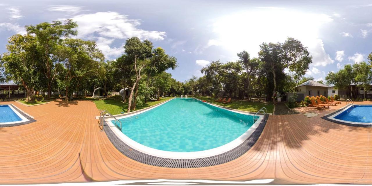 Nivadoo Resort Sigiriya Eksteriør billede A 360° image of a swimming pool